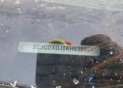 2019 Dodge Charger Scat Pack из США, поврежденный, VIN 2C3CDXGJ8KH638931